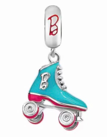 High Quality Barbie Roller Skate Charm Hallmarked S925 Sterling Silver comes in a cute velvet pouch FREE Postage fast dispatch Fits: Popular European Charm Bracelets
