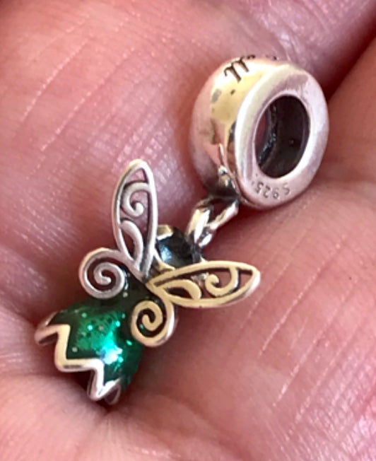 Tinkerbell silver 925 charm for Pandora bracelet