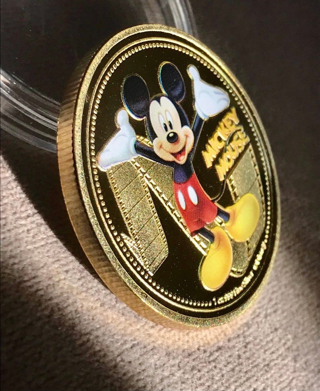Micky Mouse gold coin
