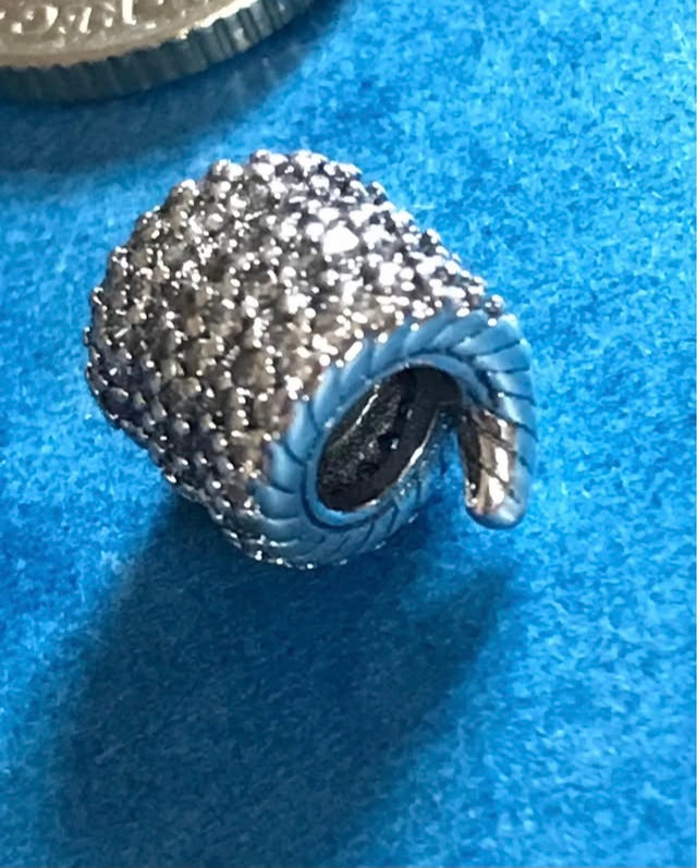 Snake charm for charm bracelet 925 silver fit Pandora