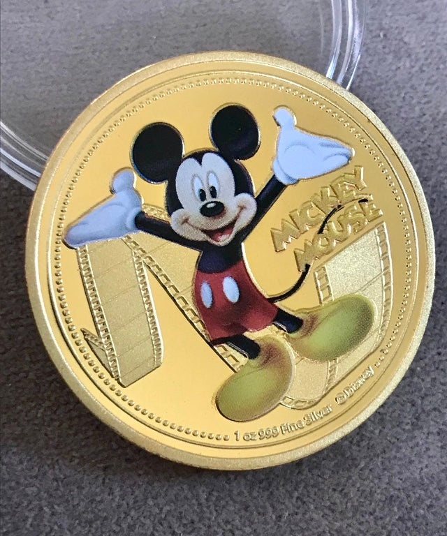 Mickey Mouse gold coin
