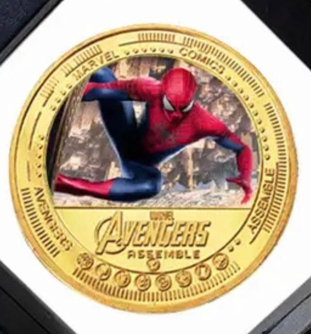 Spider-Man gold coin