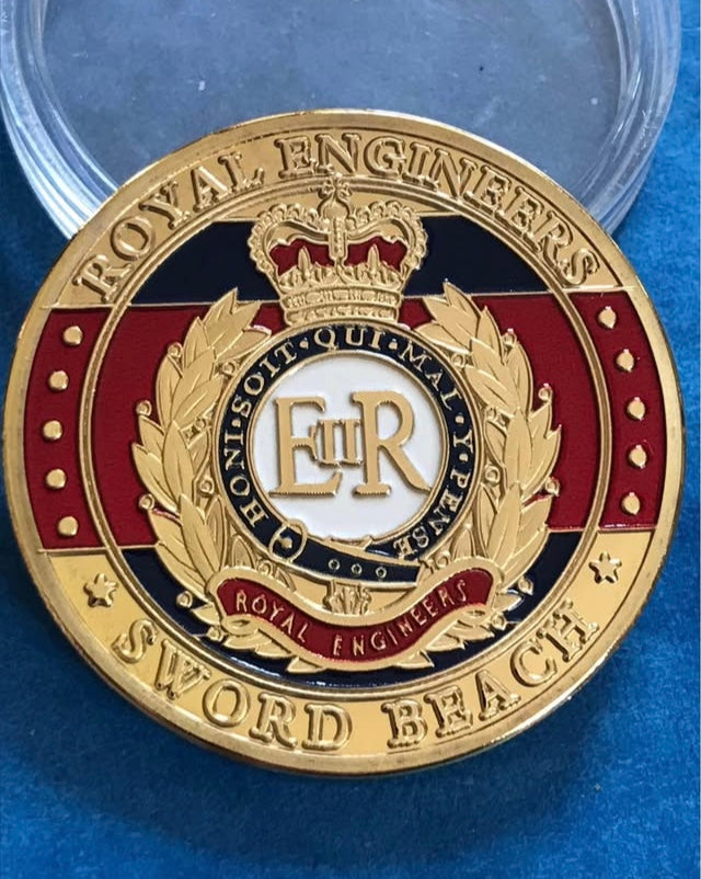 Sapper coin RE gold coin