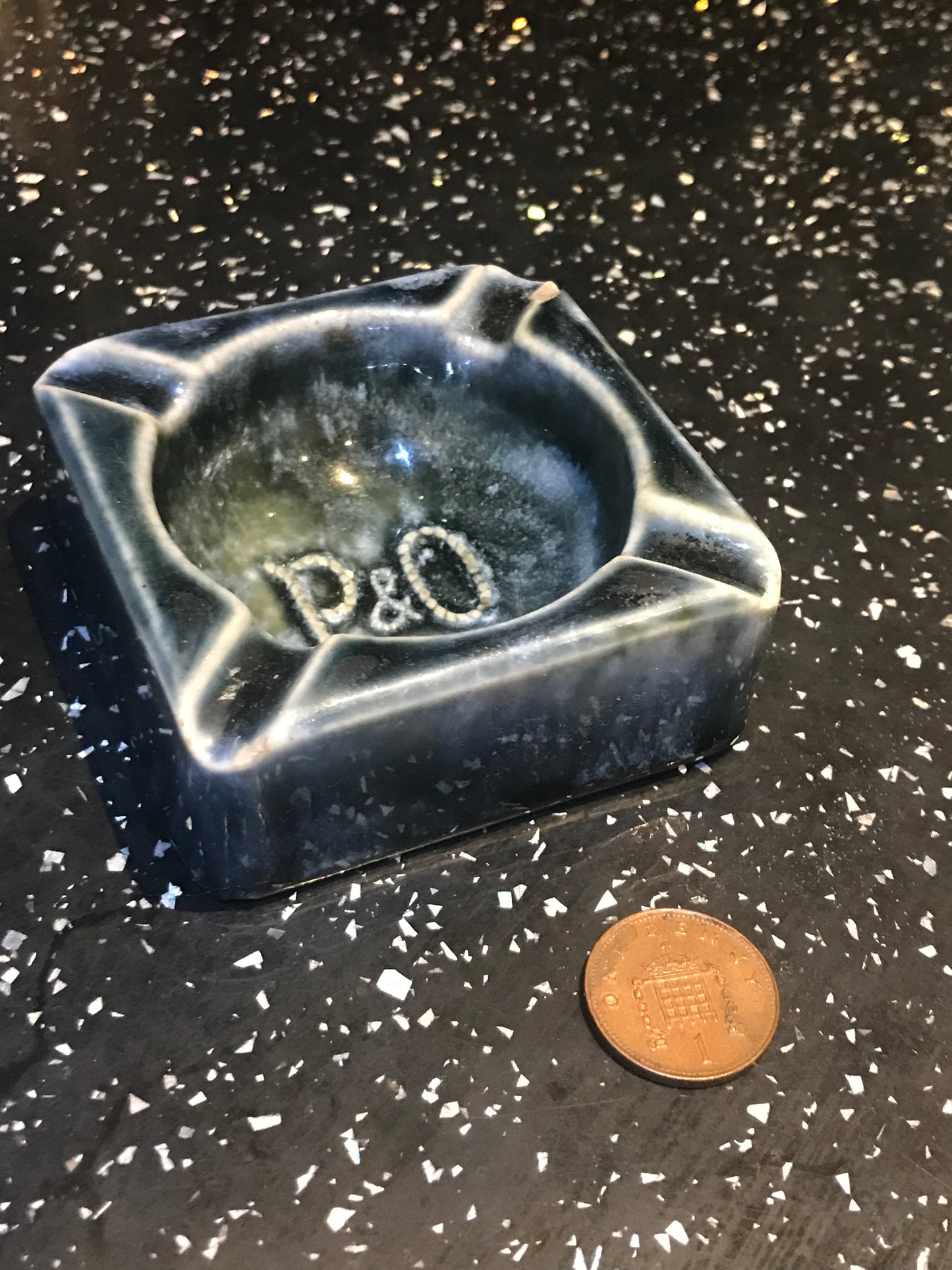 Antique ashtray from P&O ship