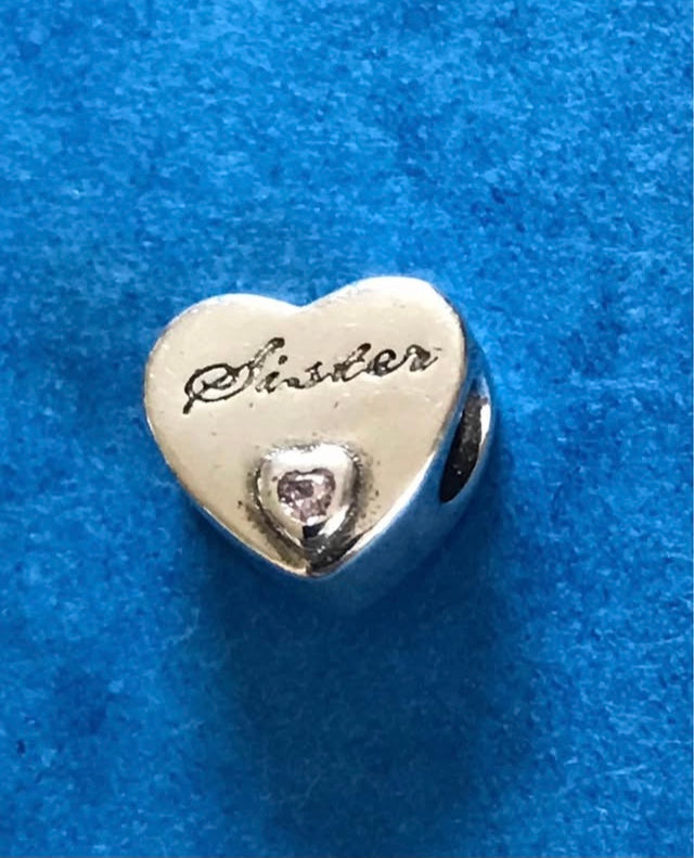 Silver 925 Sister charm for charm bracelet fit Pandora
