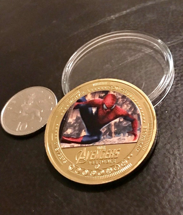 Spider-Man gold coin