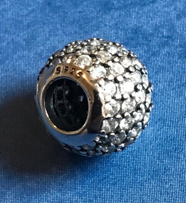 Silver Sparkle 925 Silver fit Pandora