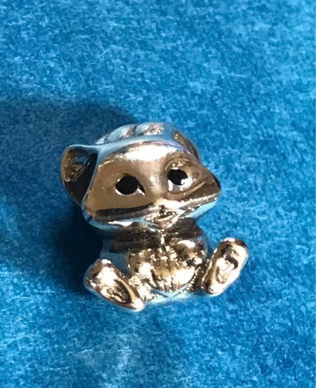 925 Silver Squirrel charm for charm bracelet fit Pandora