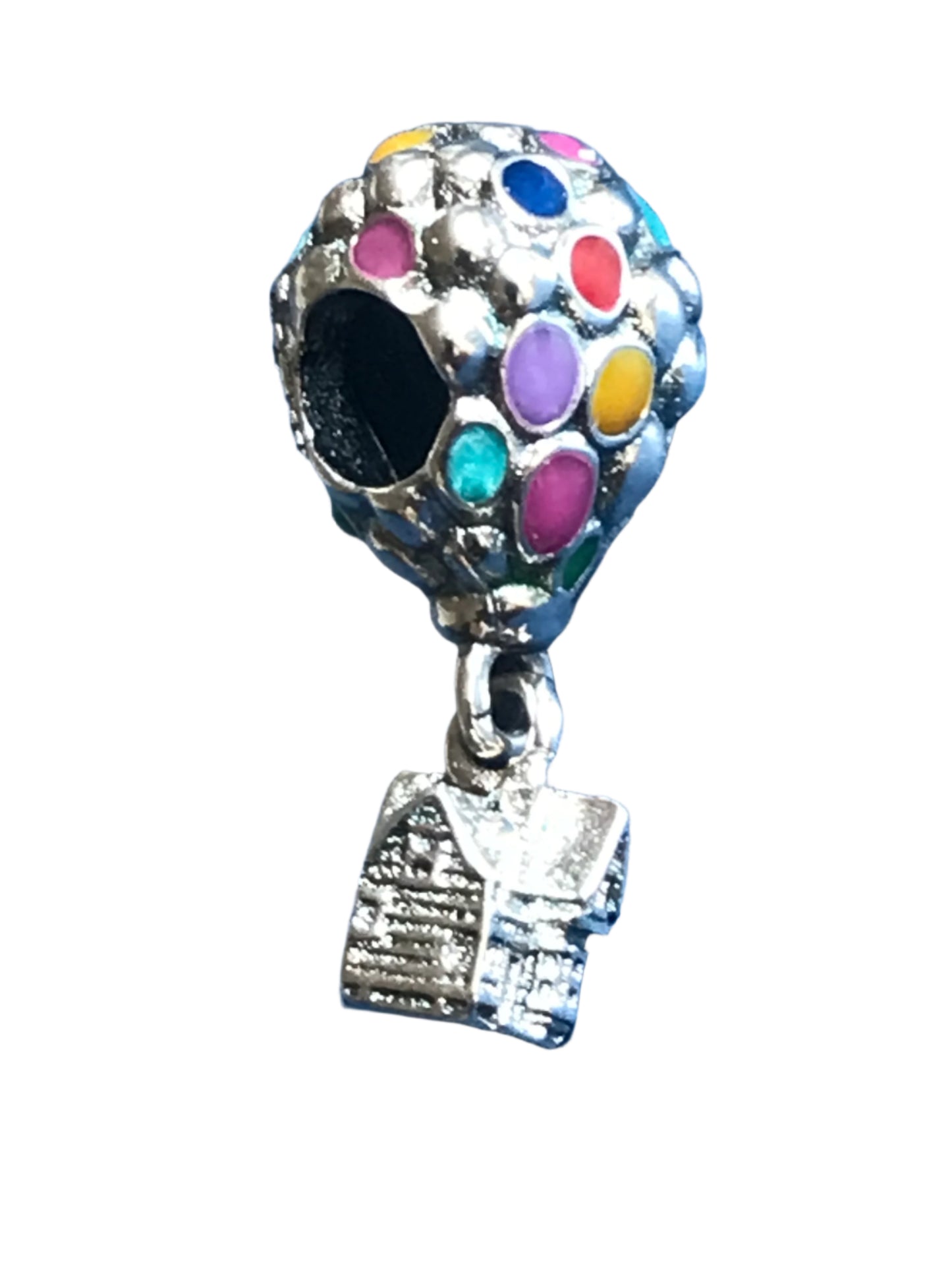 Genuine 925 Silver UP The Movie charm on a white background