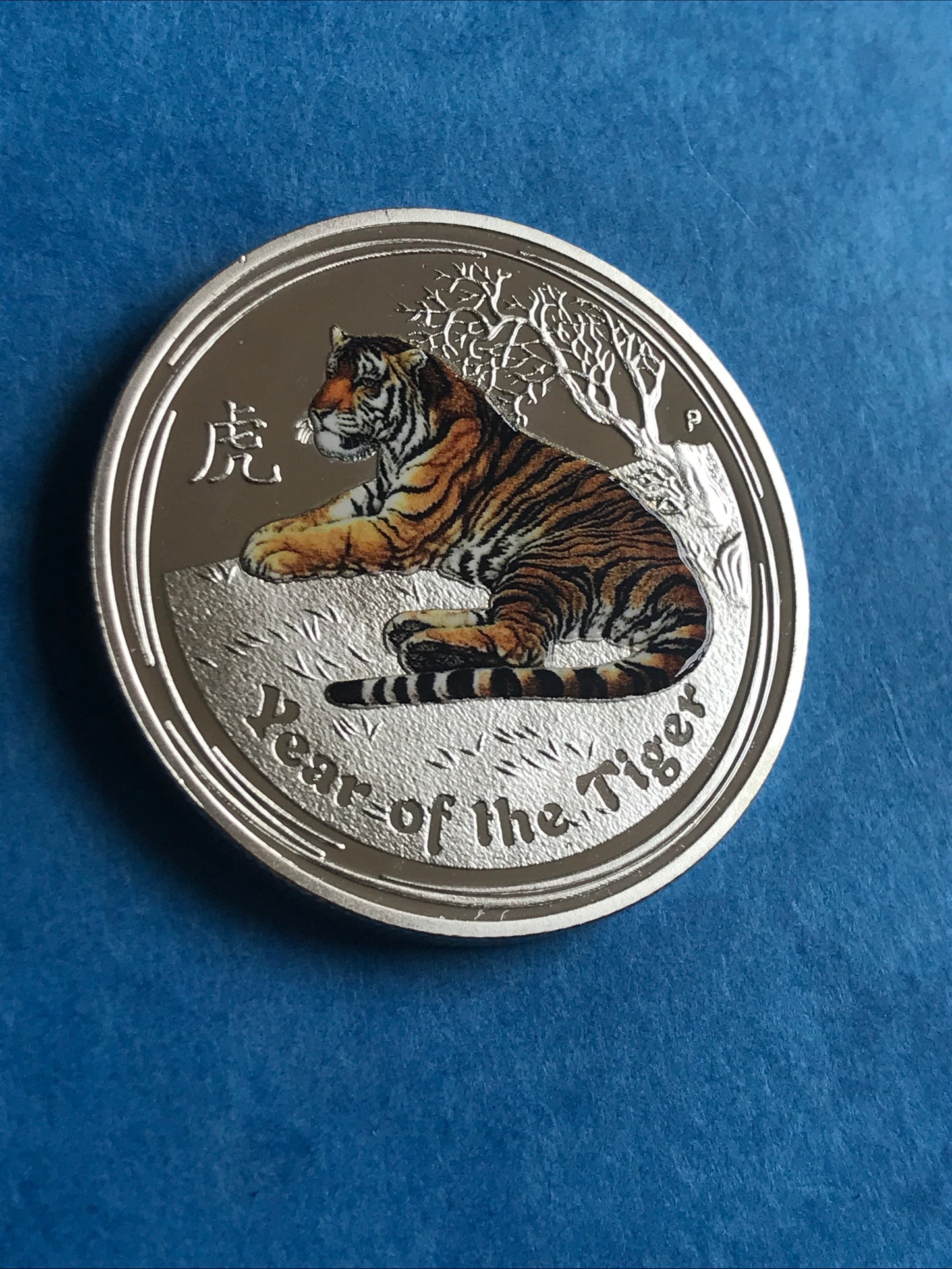Year of the tiger coin silver