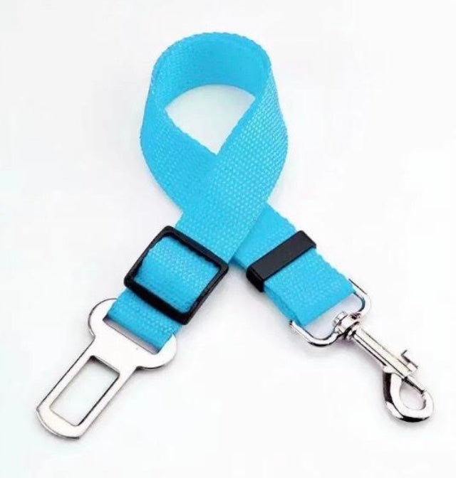 Dog or Pet Car Seat Belt Safety Protector Travel Pets Accessories Dog Leash Collar Breakaway Solid Car Harness Pet Car Seat Belts Free delivery available in pink or blue