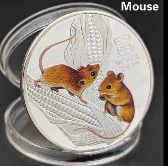 Silver coin year of the mouse