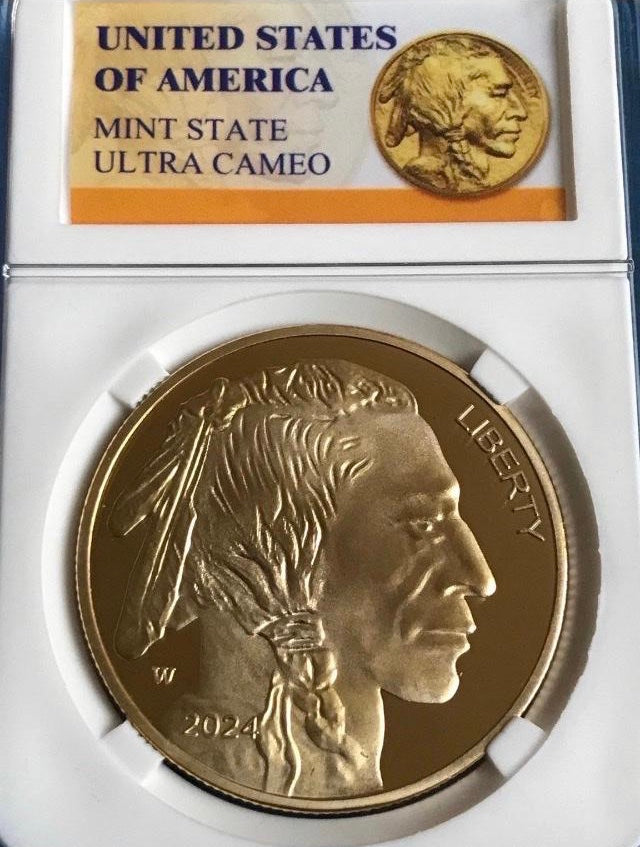 USA gold coin Indian and buffalo
