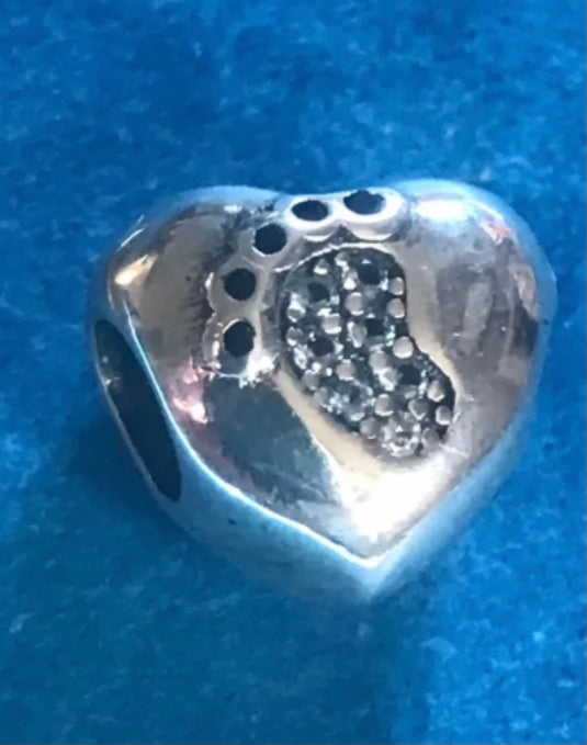Baby blue boy charm for charm bracelet