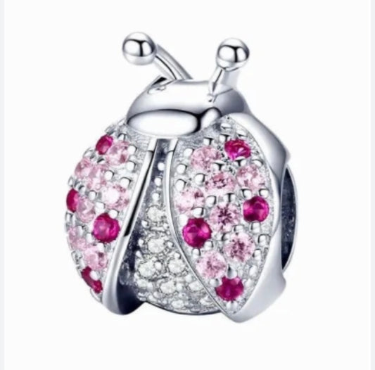 925 Silver Ladybird charm