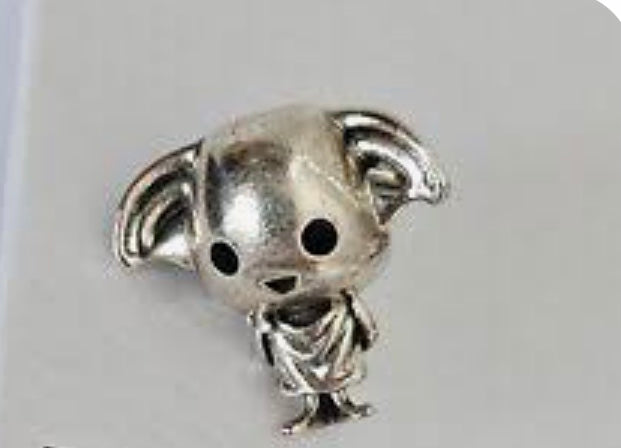Genuine 925 silver Dobby elf charm for bracelet 