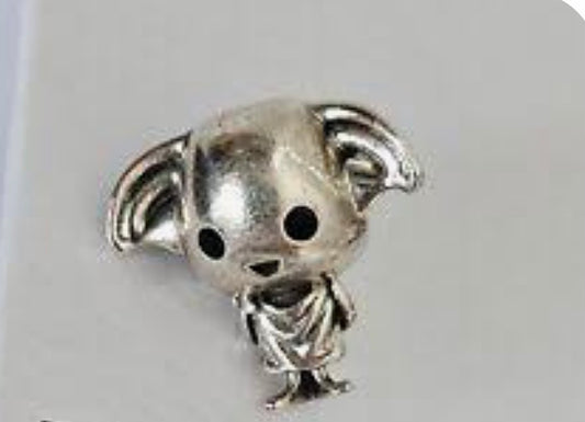 Genuine 925 silver Dobby elf charm for bracelet 