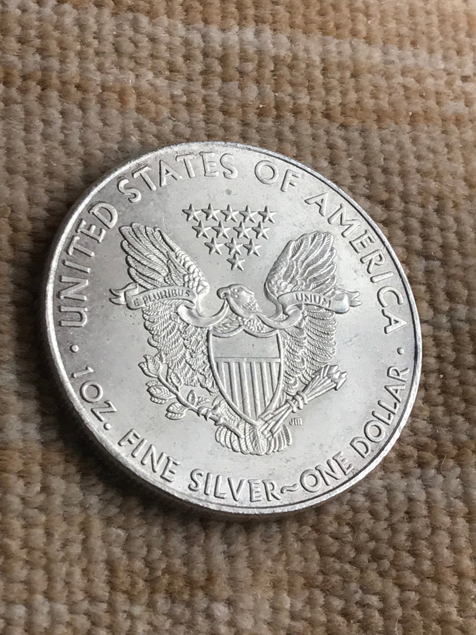 2019 American silver dollar 