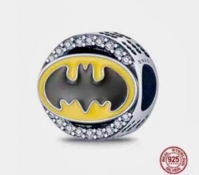 High Quality Batman Bat Man Charm Hallmarked S925 Sterling Silver comes in a cute velvet pouch FREE Postage fast dispatch Fits: Popular European Charm Bracelets