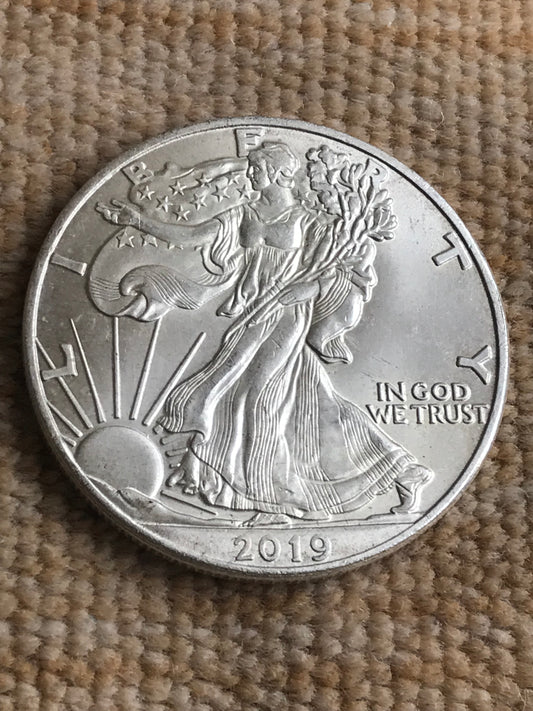 2019 silver American dollar 