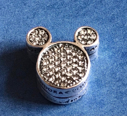 Mouse Mickey silver charm fit Pandora for charm bracelet 