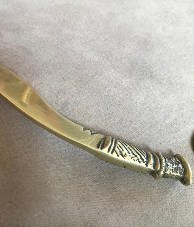 Trench art vintage brass