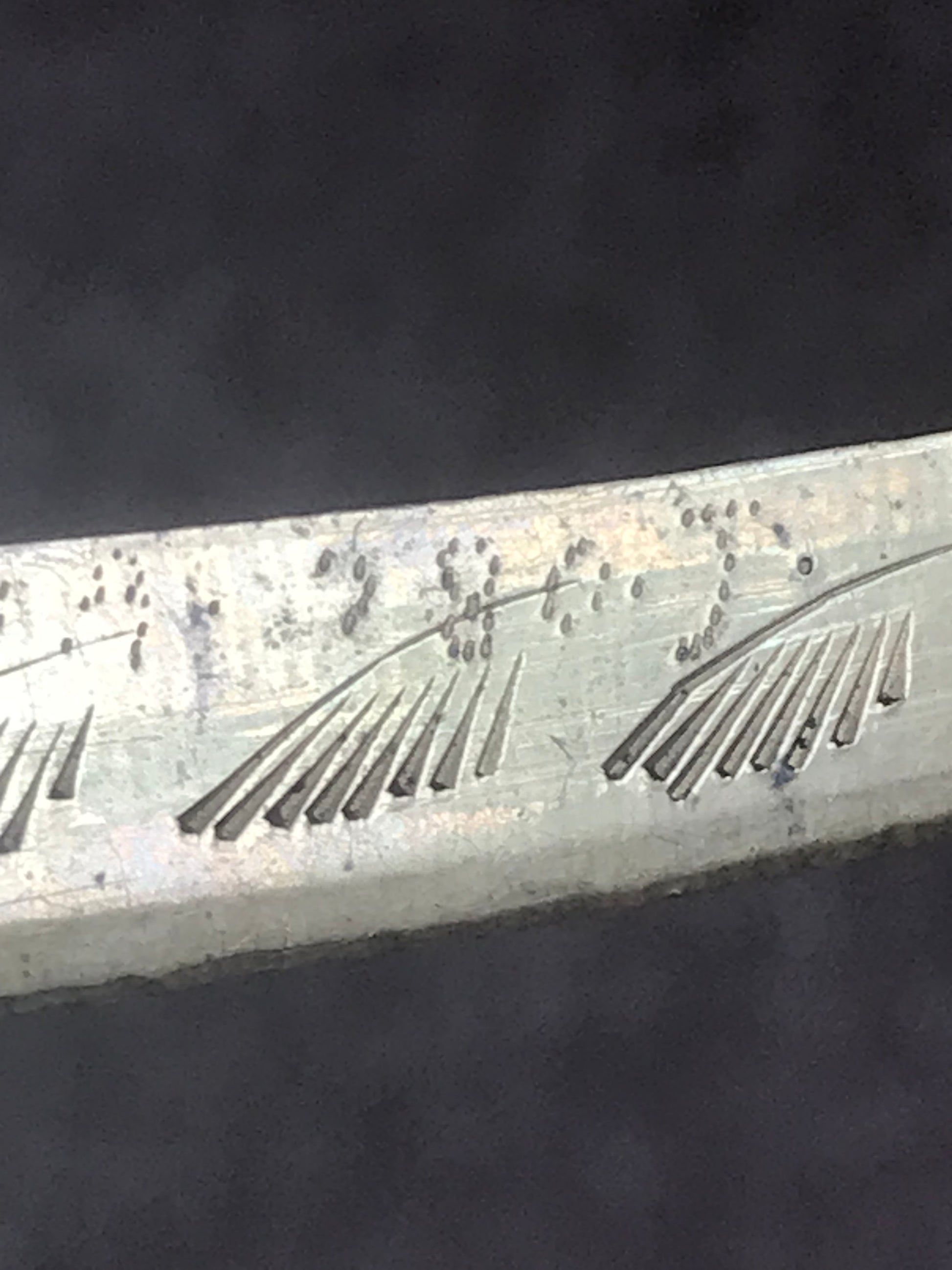 Brass trench art letter opener 