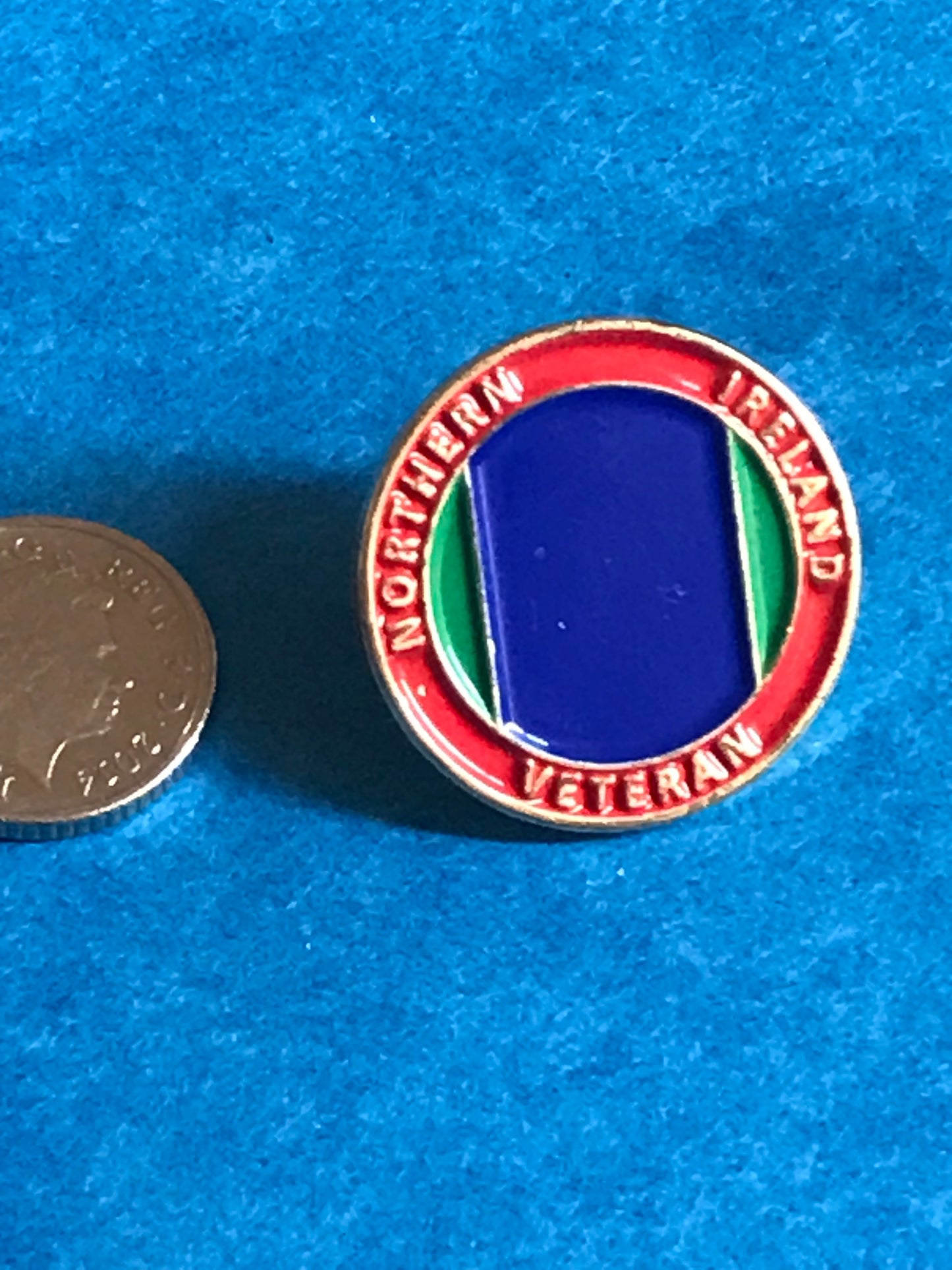 Northern Ireland veteran pin badge