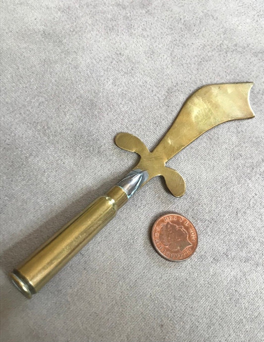 Trench Art brass letter opener 1914