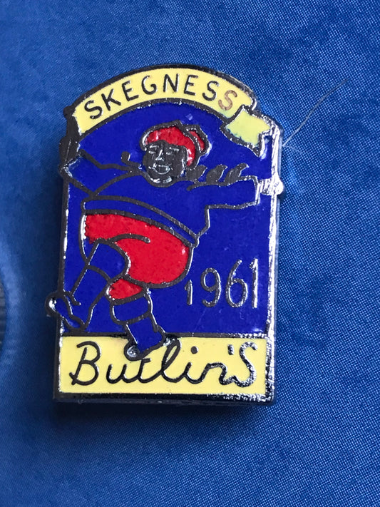 Butlins 1961 Skegness vintage metal pin badge excellent condition