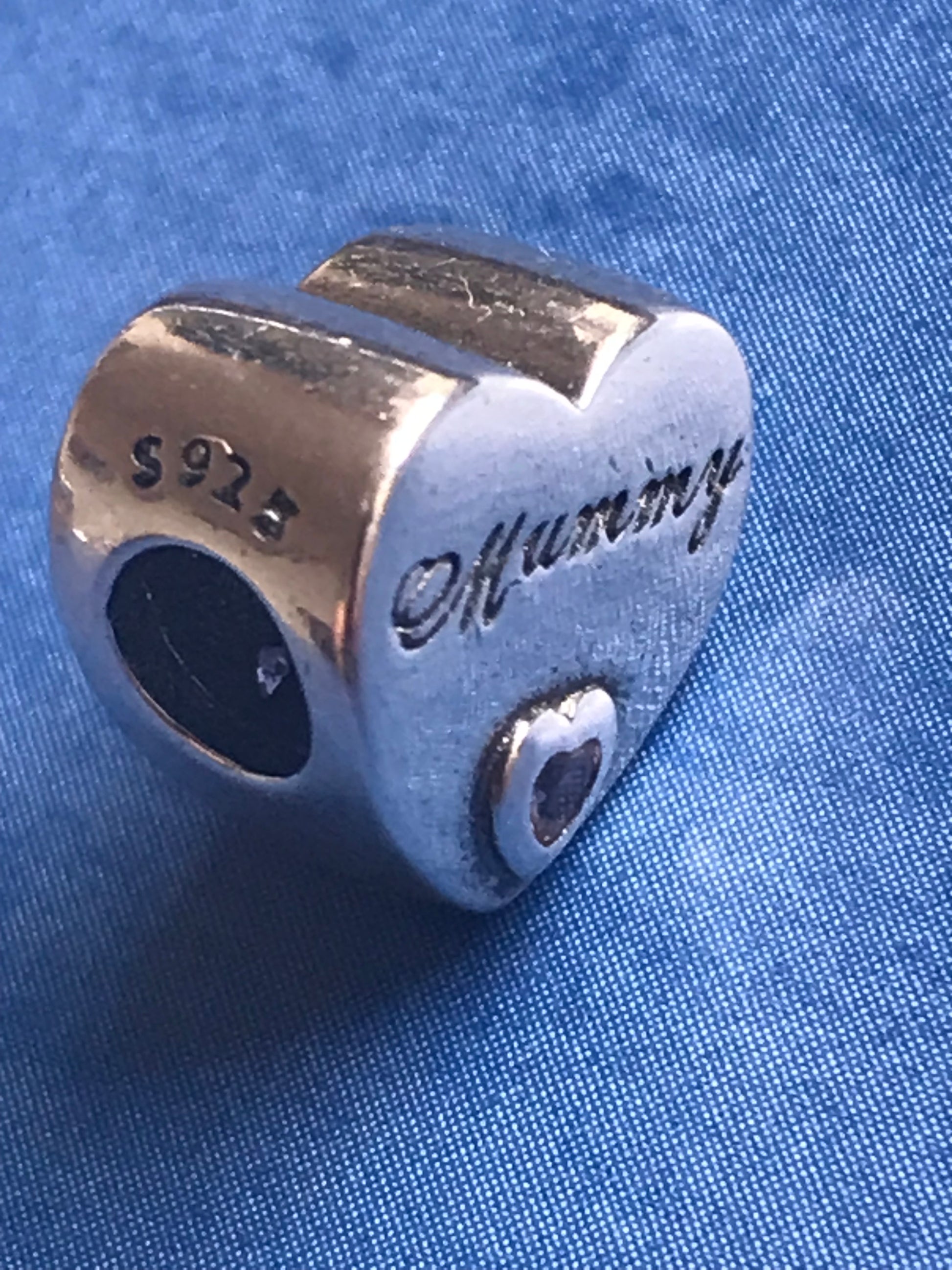 925 Silver Mummy charm for charm bracelet fit Pandora 