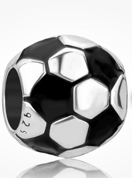 925 Silver football charm for your bracelet 