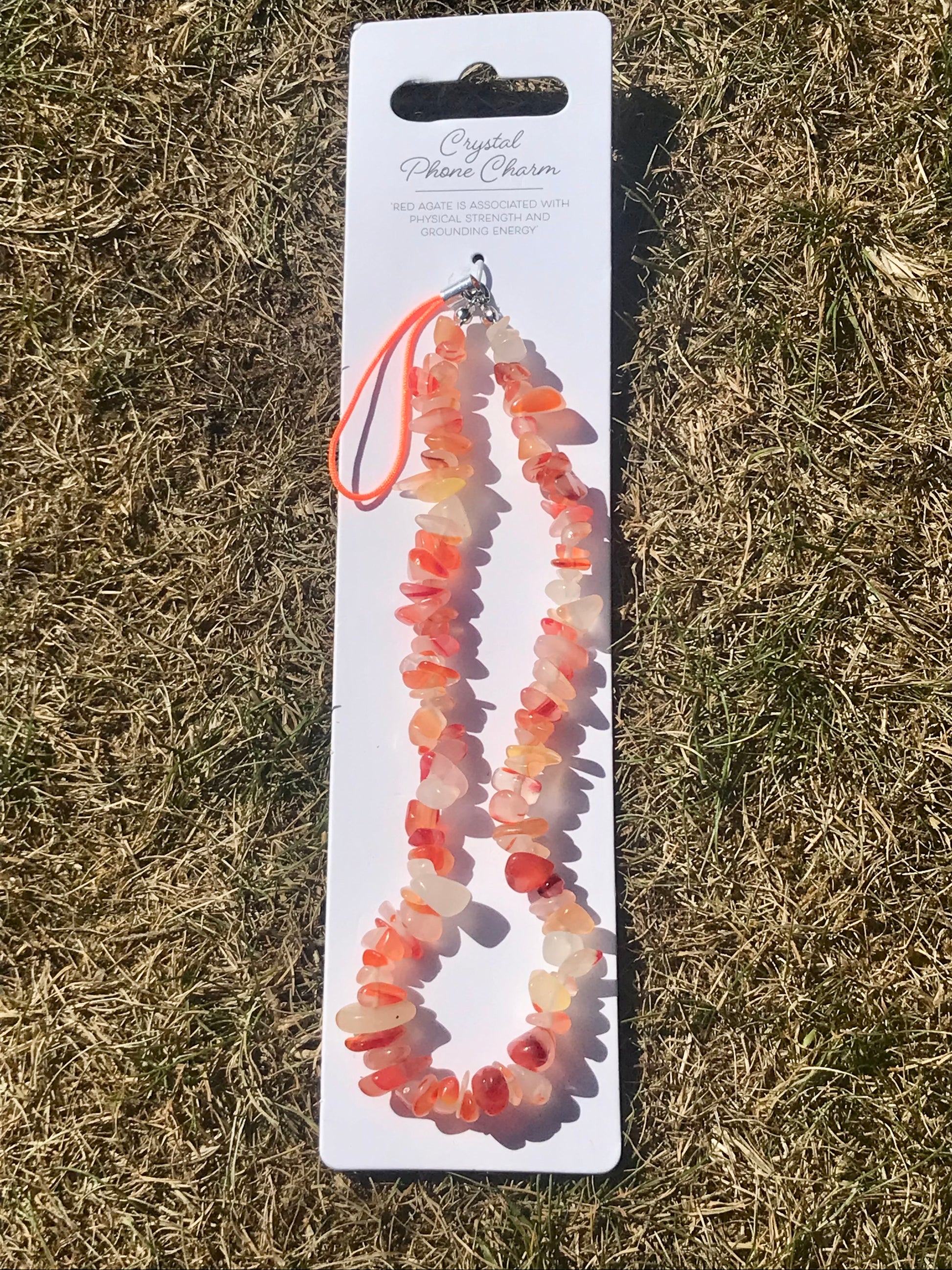 Hand crafted crystal phone charm