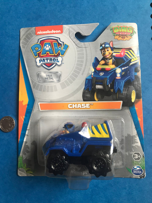 Paw Patrol Chase True Metal Dino Rescue Car Toy