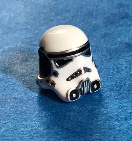 Star Wars Stormtrooper charm for charm bracelet fit Pandora 925 silver