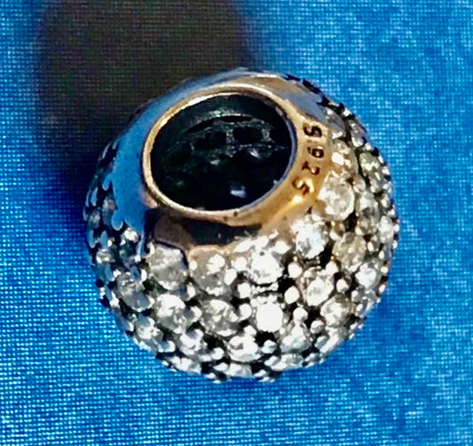 Silver Sparkle 925 for charm bracelet 
