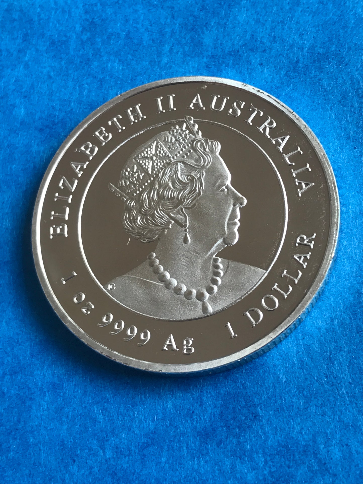 Silver coin year of the dragon 