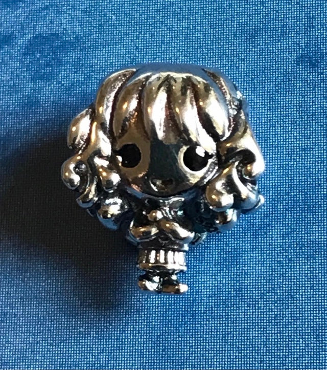 Solid Silver 925 Hermione Harry Potter charm for charm bracelet 