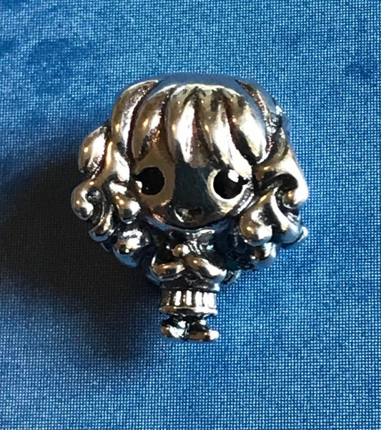 Solid Silver 925 Hermione Harry Potter charm for charm bracelet 