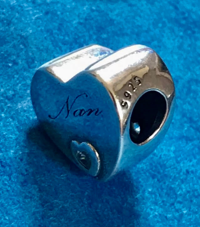 Genuine 925 silver Nan charm for bracelet fit Pandora 