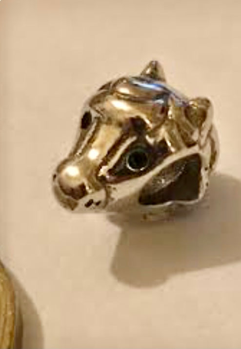 925 Silver Pony Horse charm for bracelet 