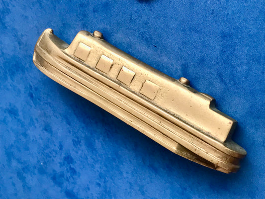 Brass canal boat