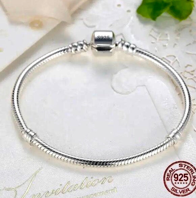Genuine 925 silver Moment Bracelet jewellery silver bracelet original bracelet women gift for Charms chain 17cm or 20cm long for Pandora charm