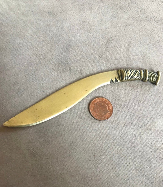 Brass trench art letter opener war