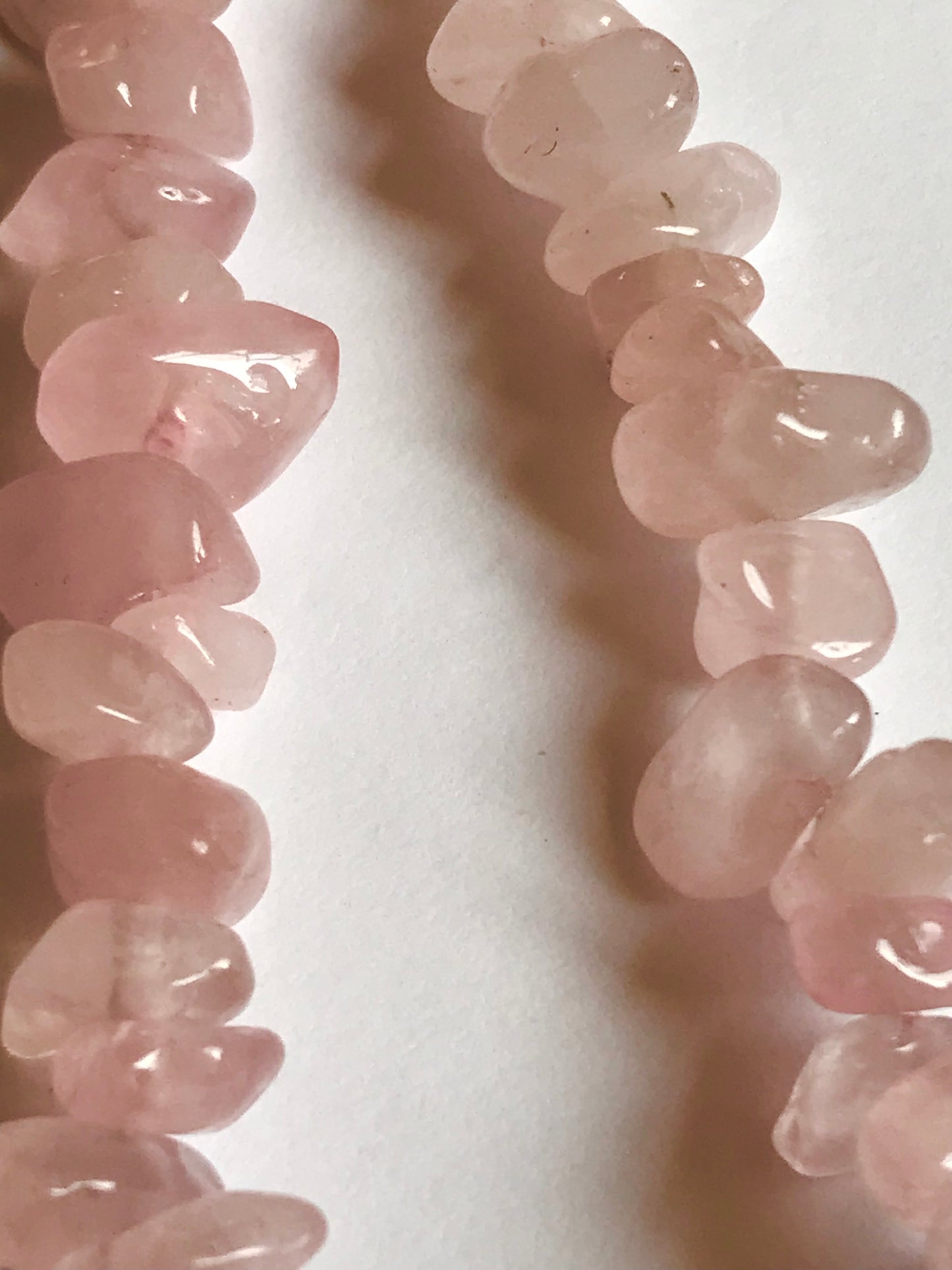 Crystal Pink Rose Quartz phone Charm