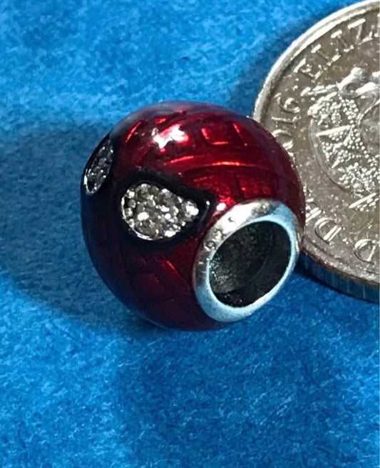 Spiderman silver charm 925 solid silver for charm bracelet 