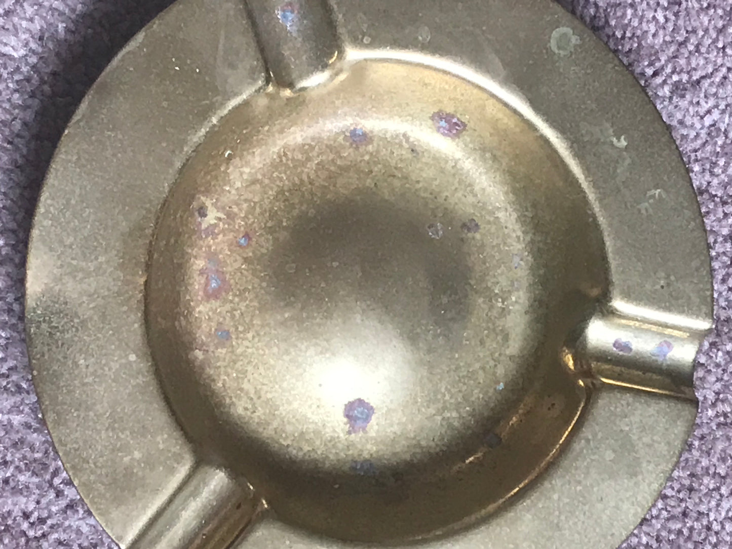 Mess ashtray from ww2 trench art brass