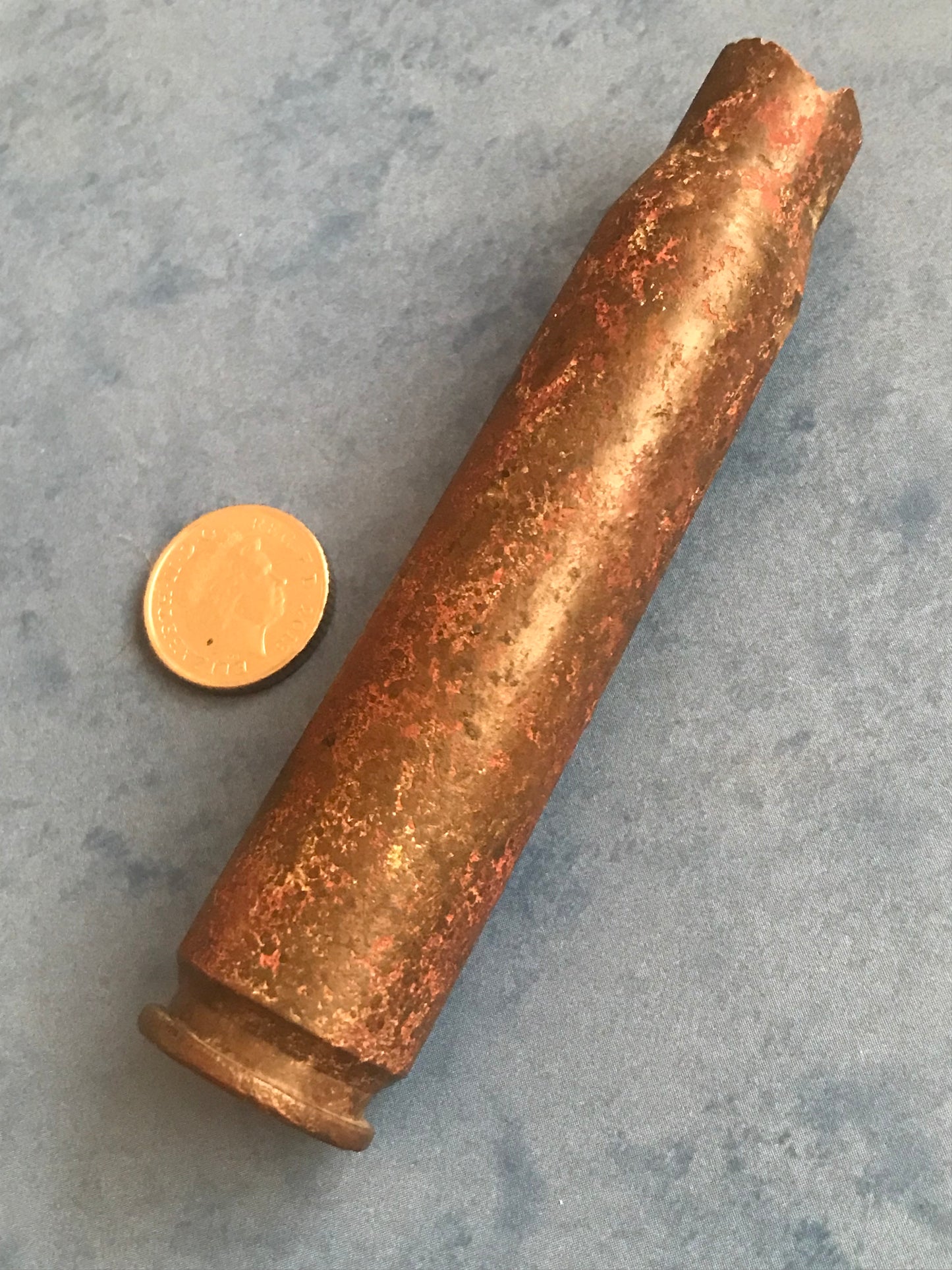 1943 dated spent 0.5 calibrate round ww2