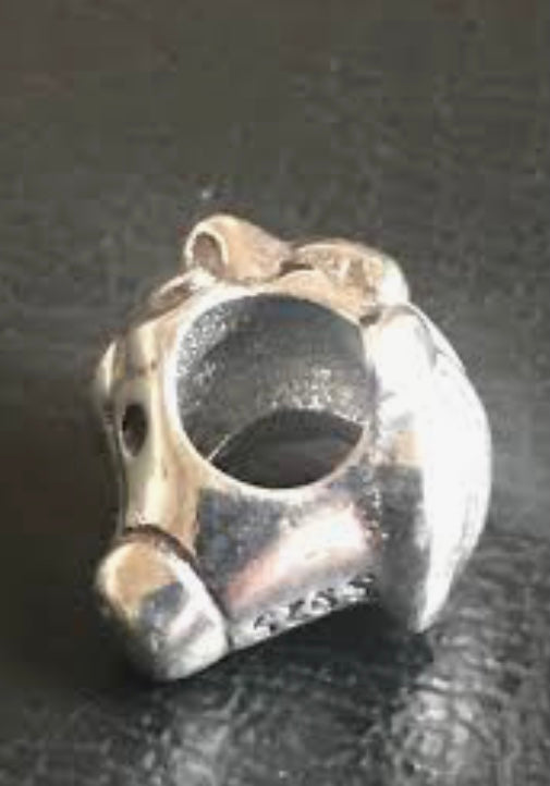 Genuine 925 Silver Horse pony Charm for your bracelet comes in a cute velvet pouch