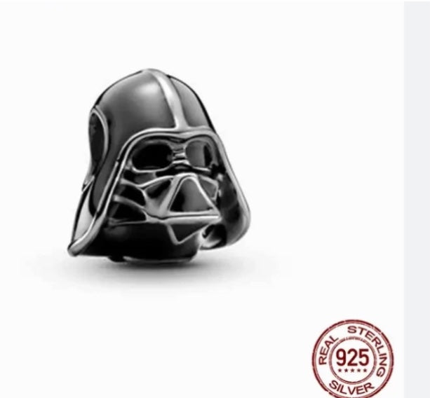 Genuine 925 Silver Darthvader charm Star Wars for your charm bracelet 